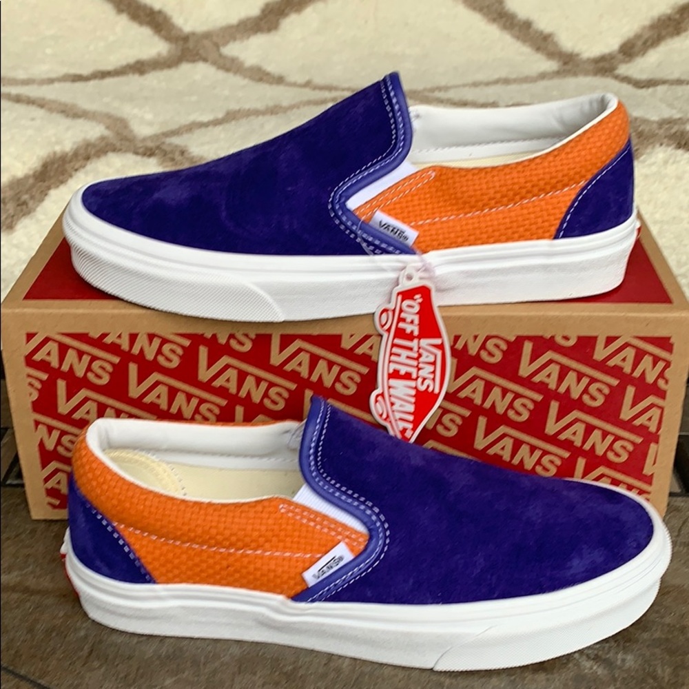 VANS CLASSIC SLIP ON P & C Royal Blue/Apricot men’ - Picture 4 of 16